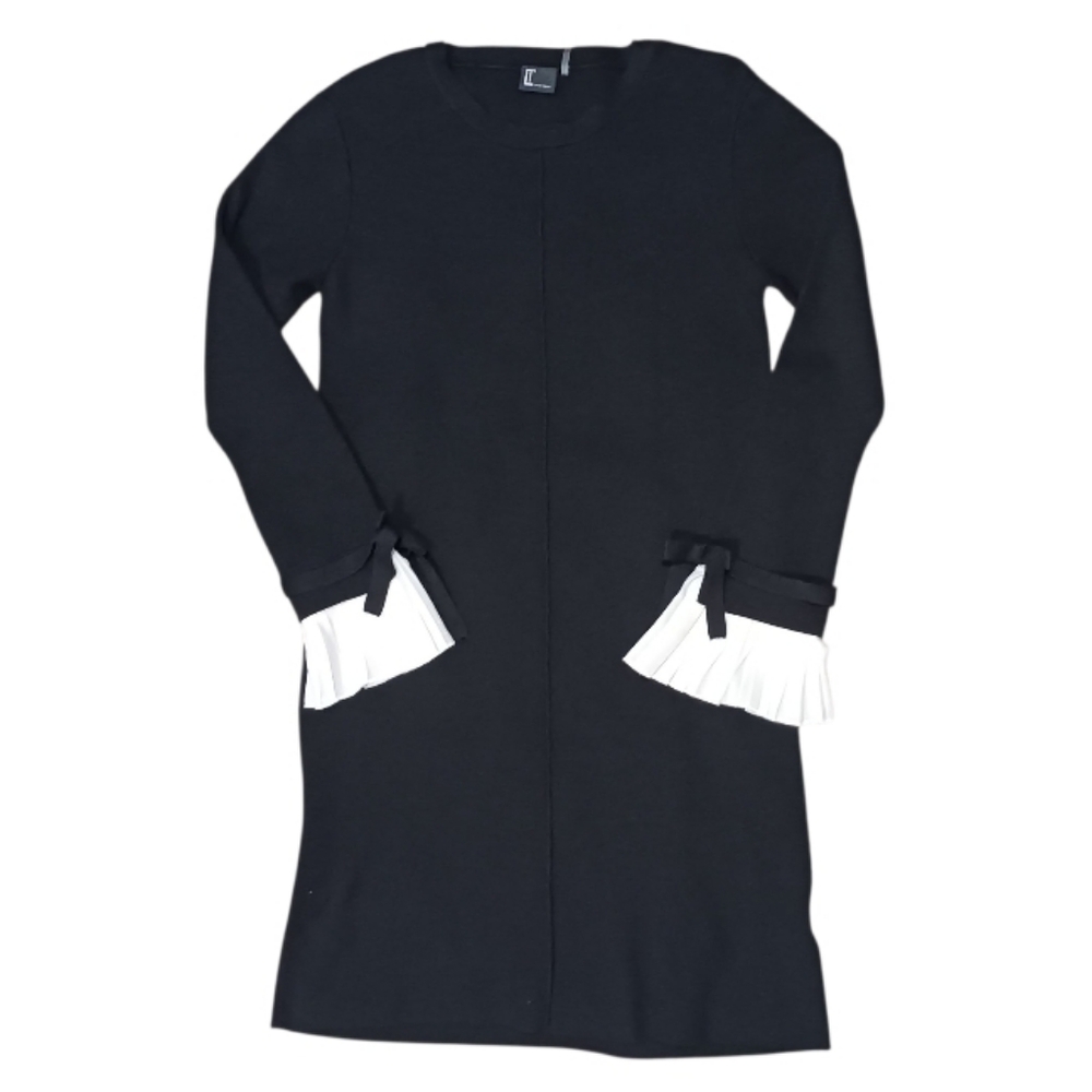 Love Token Pleat Cuff Sweater Shift Dress - Picture 5 of 13